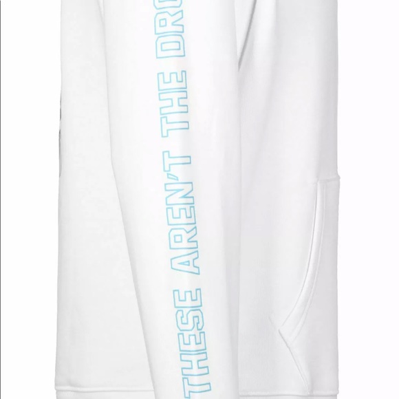 STAR WARS LEVI’S R2-D2 C-3PO WHITE HOODIE SWEATER - Picture 10 of 12